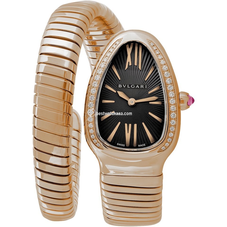 Bulgari Serpenti Womens watch Quartz Rose gold 101815 SPP35BGDG.1T