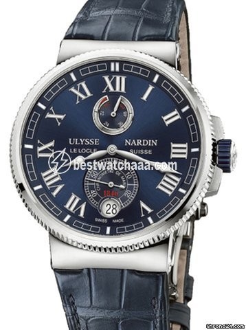 Ulysse Nardin Marine Chronometer Manufacture Mens watch Unisex Automatic Steel 1183-126 43