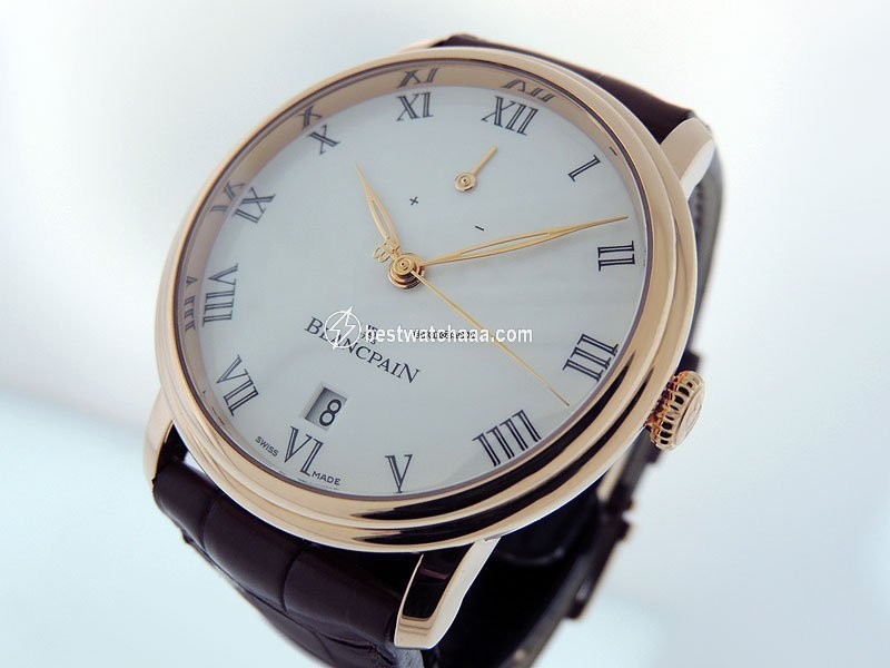 Blancpain Villeret Mens watch Unisex Manual winding Rose gold 6613.3631.55B