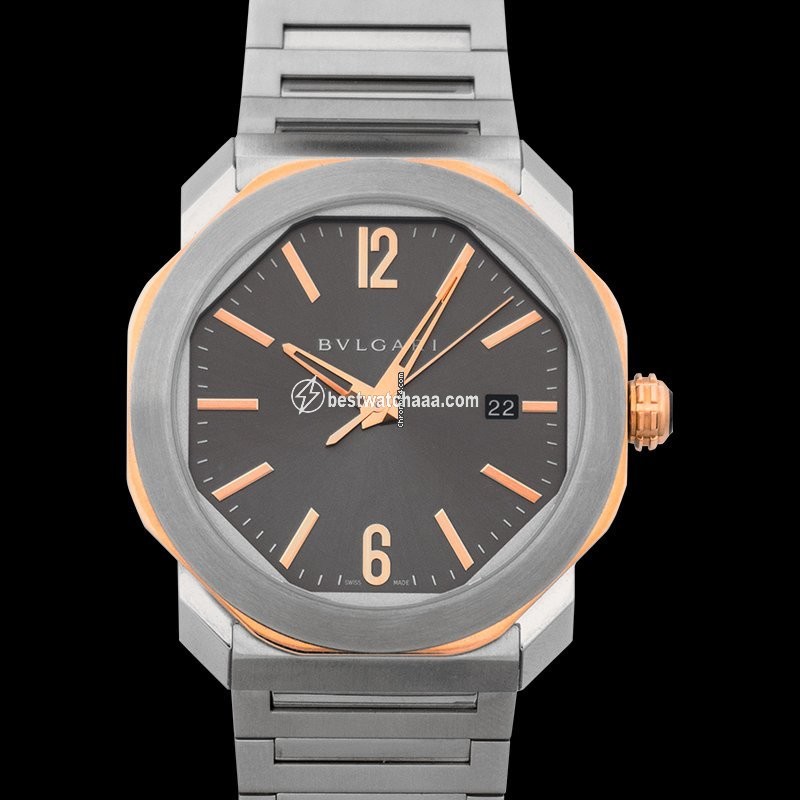 Bulgari Octo Mens watch Unisex Automatic Rose gold 103083