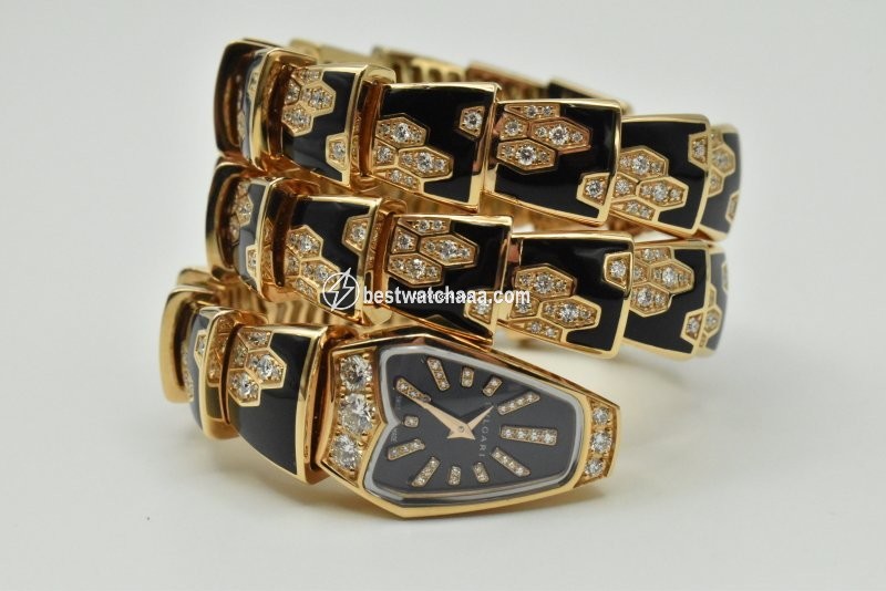 Bulgari Serpenti Womens watch Quartz Rose gold 101986