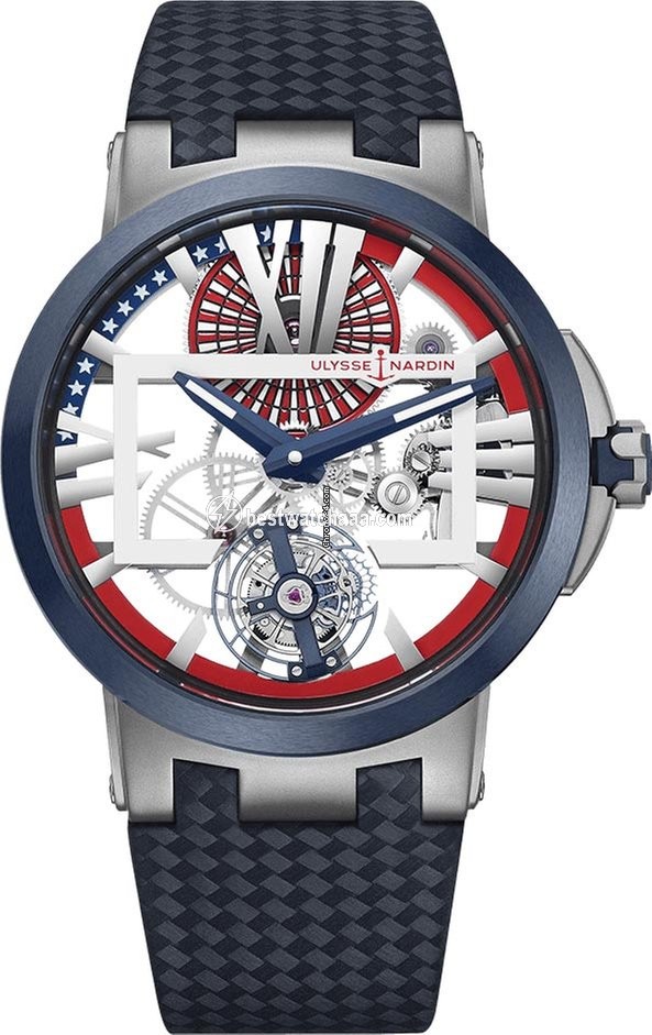 Ulysse Nardin Executive Skeleton Tourbillon Mens watch Unisex Manual winding Titanium 1713-139LE US USA Limited Edition