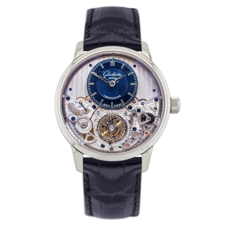 Glash��tte Original Mens watch Unisex Automatic Platinum 1-58-05-01-03-50 or 58-05-01-03-50