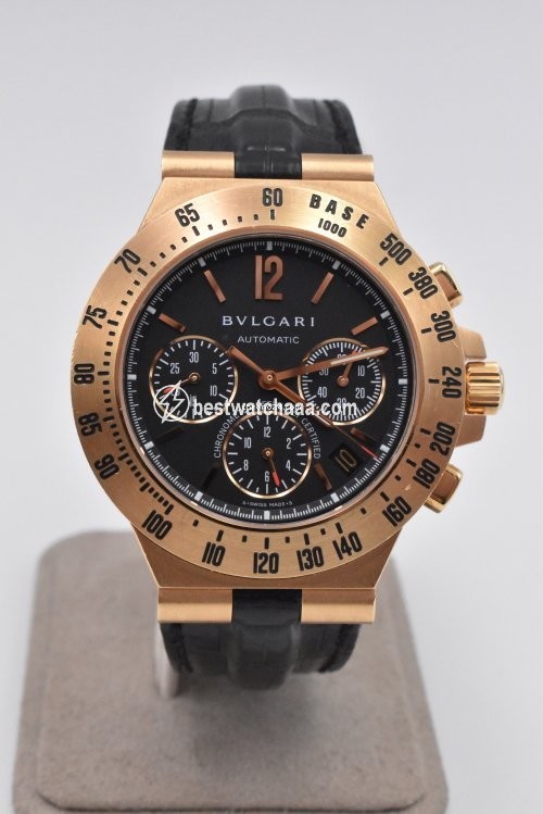 Bulgari Diagono Mens watch Unisex Automatic Yellow gold CH.40.G.TA
