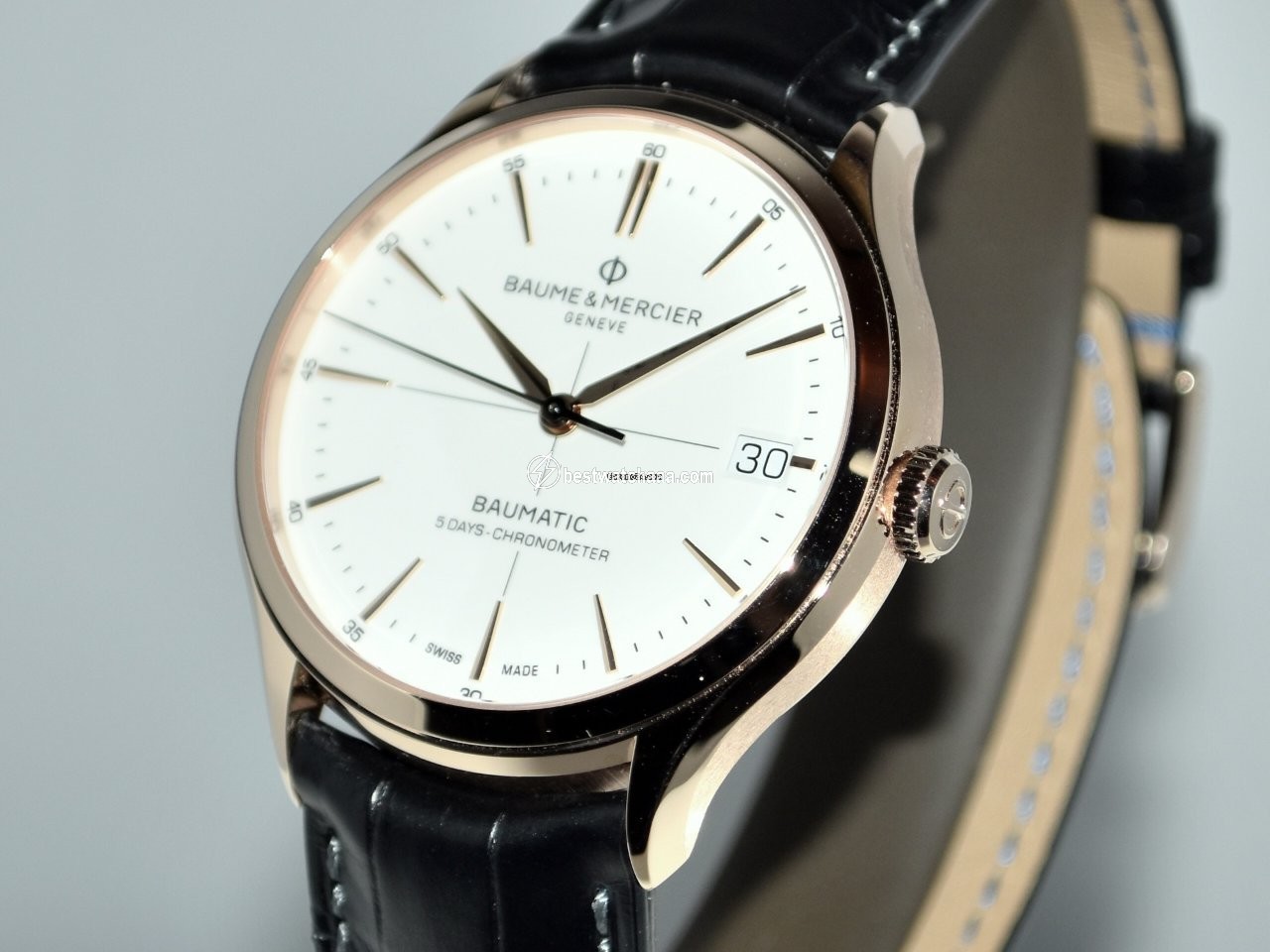 Baume & Mercier Clifton Mens watch Unisex Automatic Rose gold MOA10469