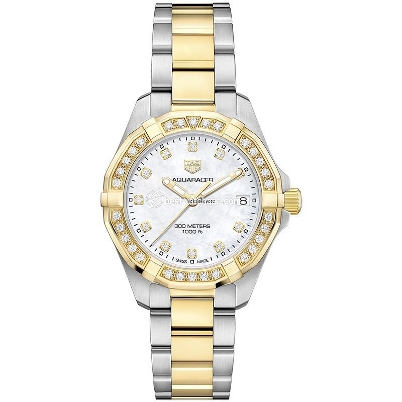 TAG Heuer Aquaracer Lady Womens watch Quartz Gold Steel WBD1323.BB0320