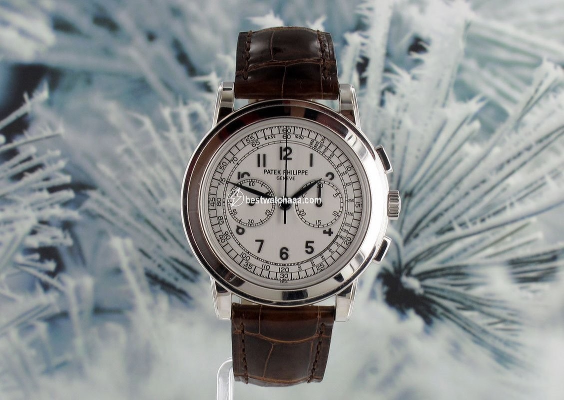 Patek Philippe Chronograph Manual winding White gold 5070G - 001