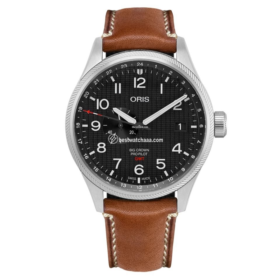 Oris Big Crown ProPilot GMT Mens watch Unisex Automatic Steel 01 748 7710 4184-SET