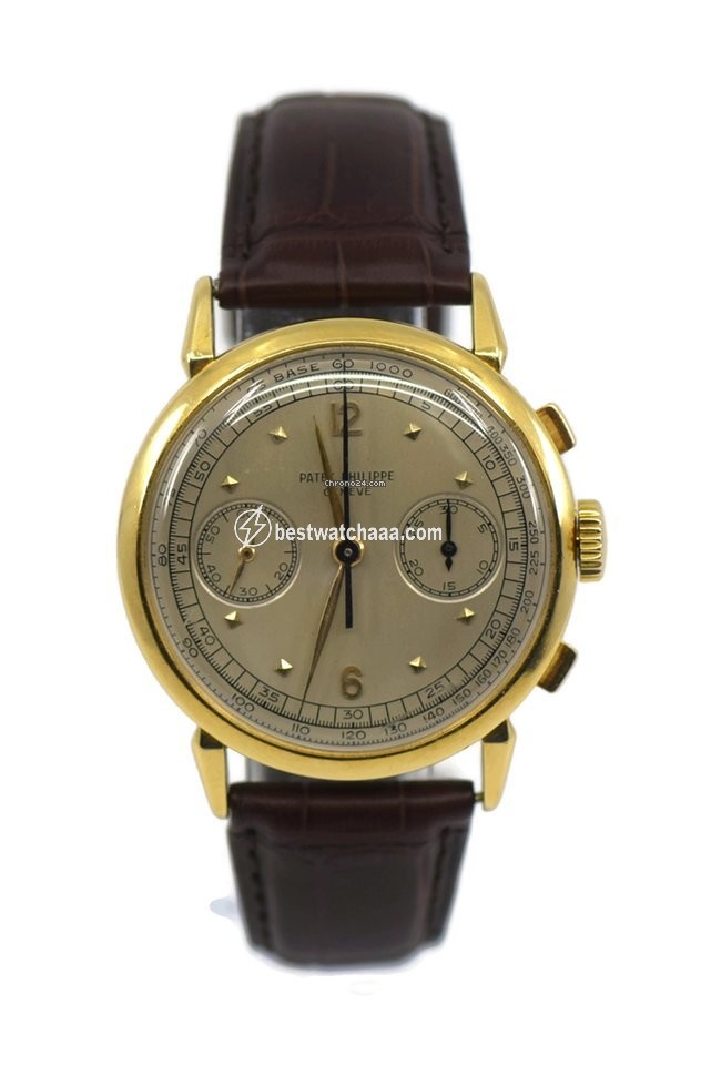 Patek Philippe Chronograph Mens watch Unisex Manual winding Yellow gold 1579