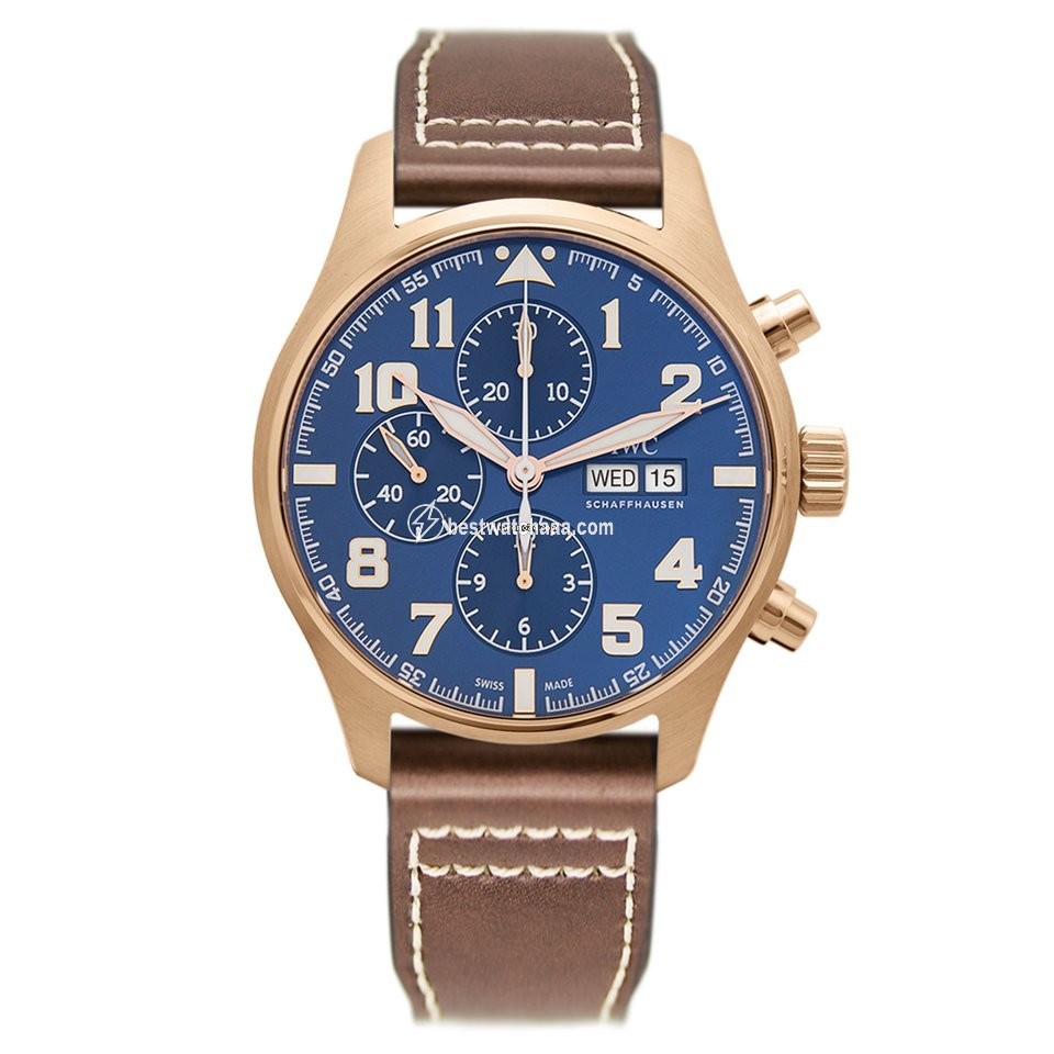 IWC Pilot Chronograph Mens watch Unisex Automatic Red gold IW377721