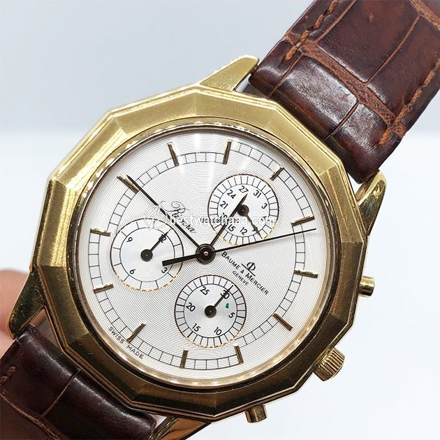Baume & Mercier Riviera Mens watch Unisex Quartz Yellow gold MV045041