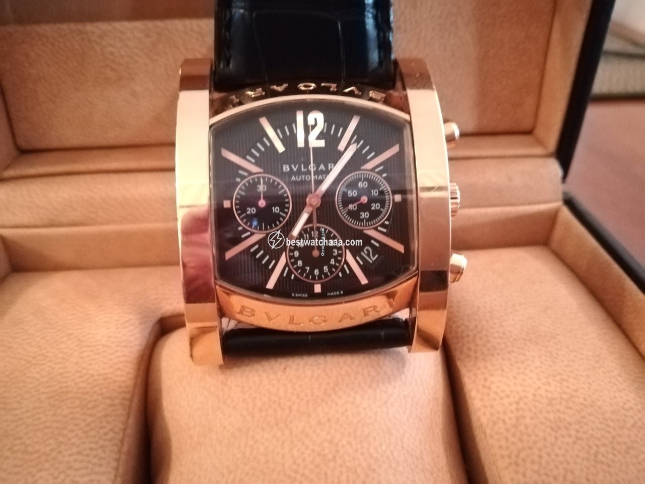 Bulgari Assioma Mens watch Unisex Automatic Rose gold AA P 48 G CH
