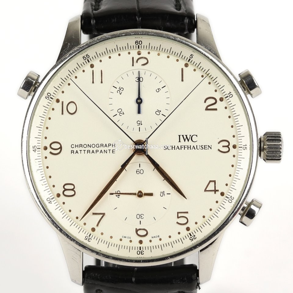 IWC Portuguese Chronograph Mens watch Unisex Manual winding Steel IW371201