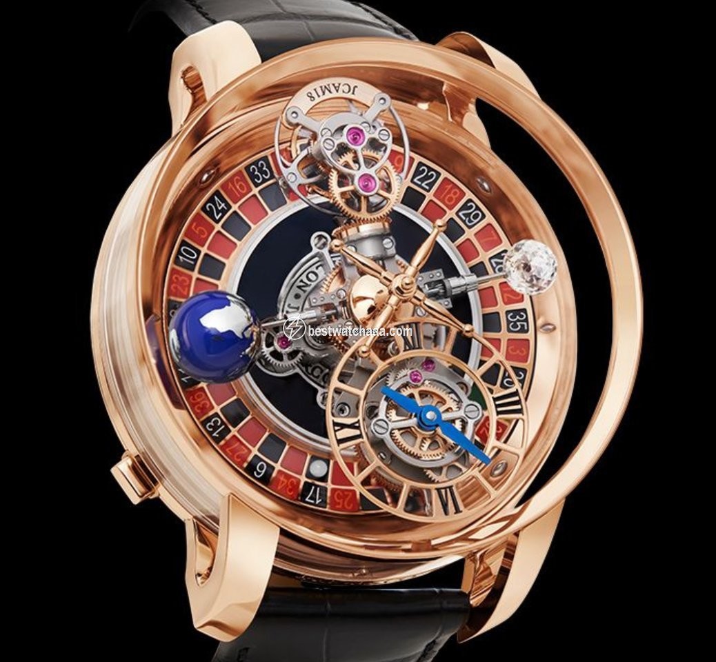 Jacob & Co. Astronomia Mens watch Unisex Manual winding Rose gold AT160.40.AB.AB.B