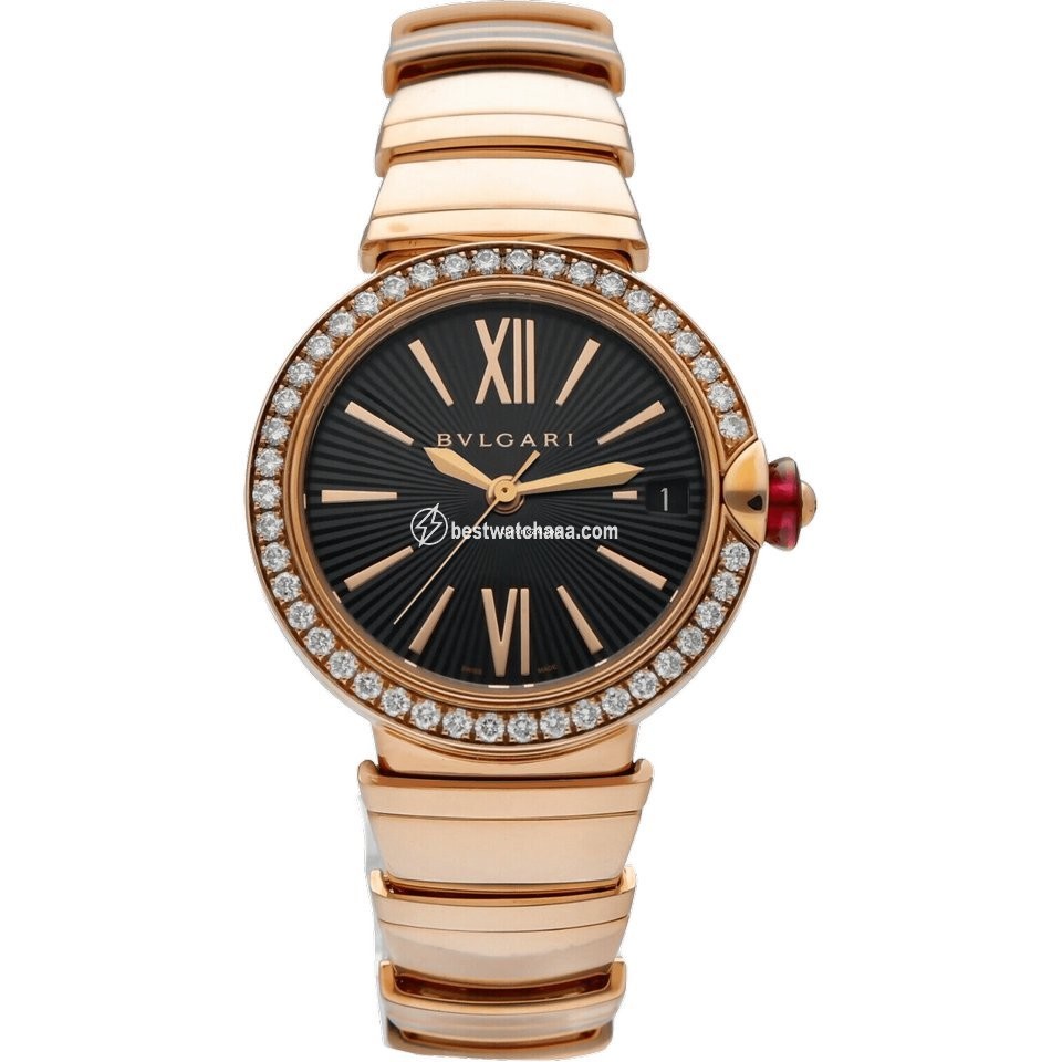 Bulgari Lucea Womens watch Automatic Rose gold 102260 LUP33BGDGD