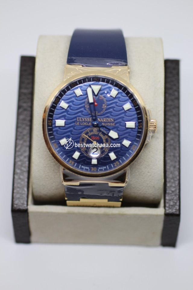 Ulysse Nardin Mens watch Unisex Automatic Rose gold 266-68