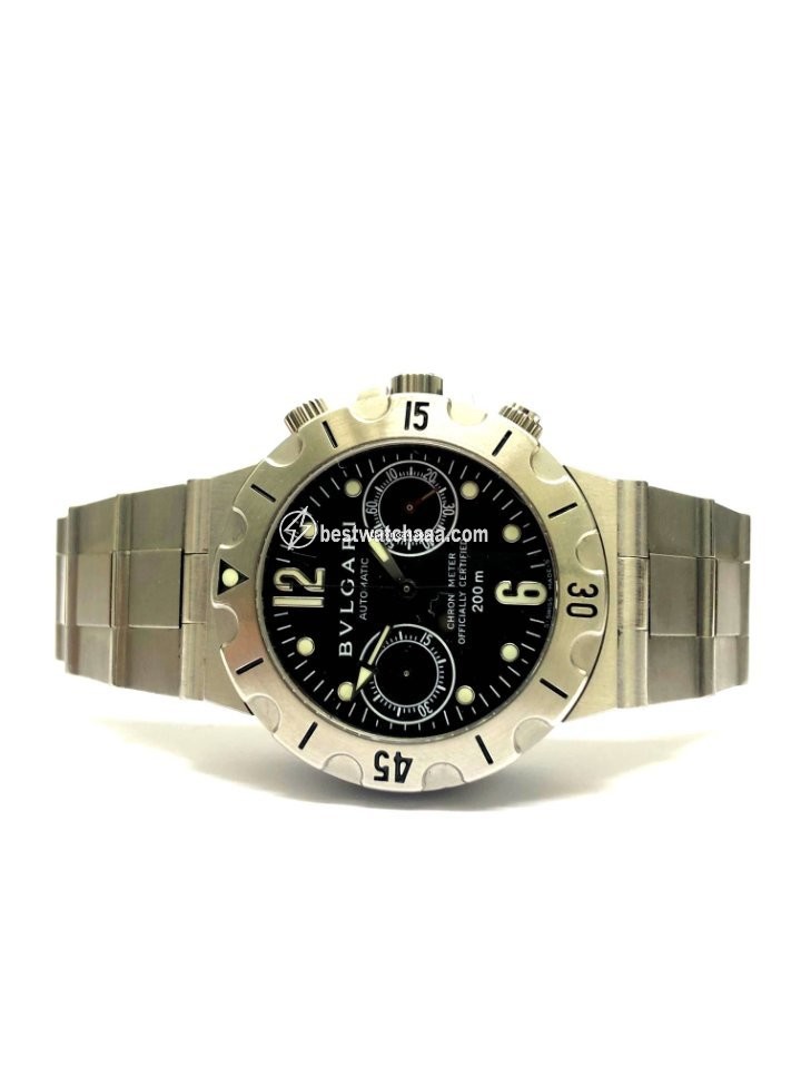 Bulgari Diagono Mens watch Unisex Automatic Steel SCB38S