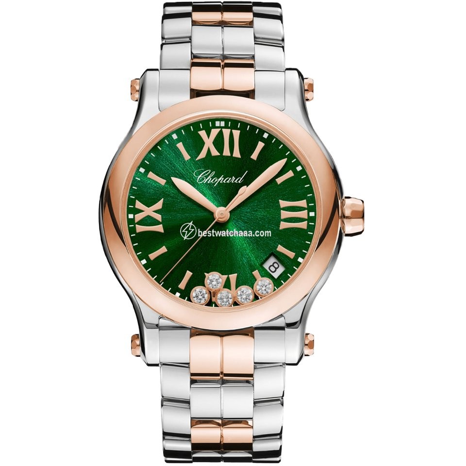 Chopard Happy Sport Womens watch Quartz Gold Steel 278582-6006