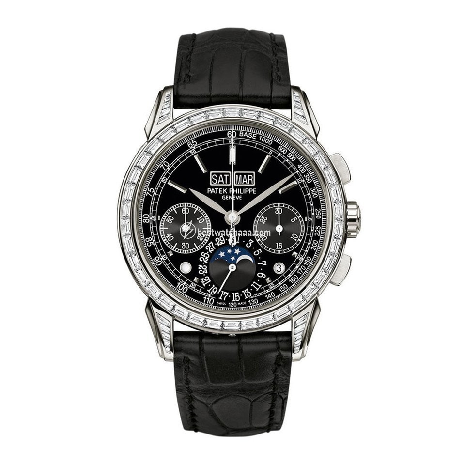 Patek Philippe Perpetual Calendar Chronograph Mens watch Unisex Manual winding Platinum 5271P-001