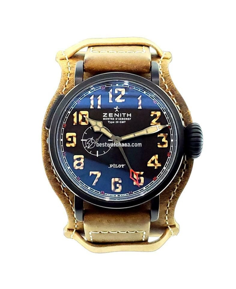 Zenith Pilot Type 20 GMT Mens watch Unisex Automatic Titanium 96.2431.693 21.C738