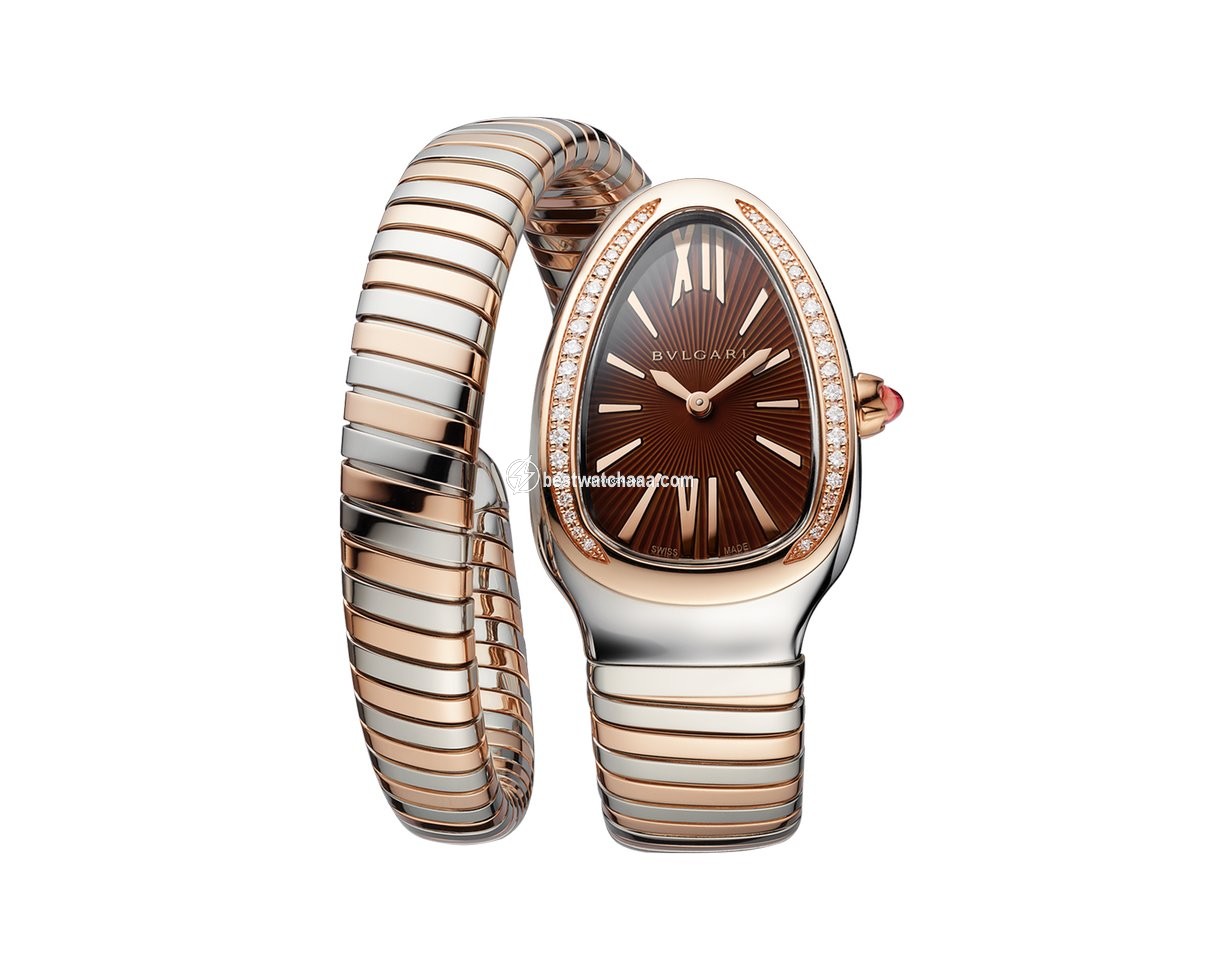 Bulgari Serpenti Womens watch Quartz Gold Steel 103071 SP35C11SPGD.1T