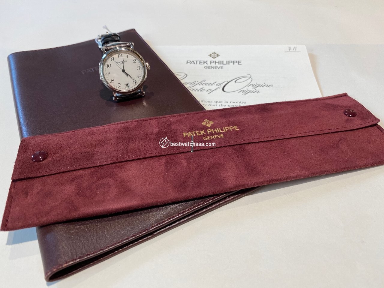 Patek Philippe Calatrava Mens watch Unisex Automatic White gold 5053G