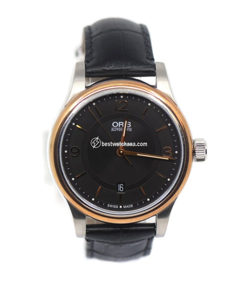 Oris Classic Mens watch Unisex Automatic Gold Steel 01 733 7594 4334-07 5 20 11