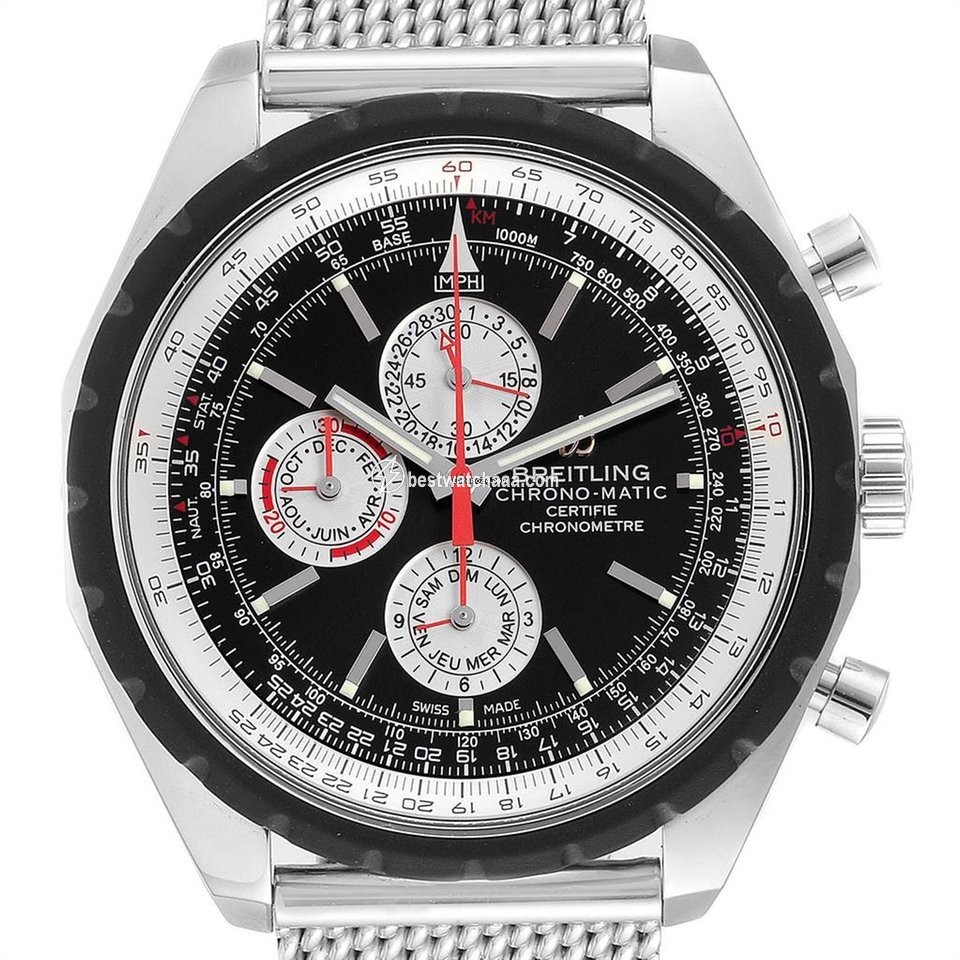 Breitling Chrono-Matic 1461 Mens watch Unisex Automatic Steel A19360