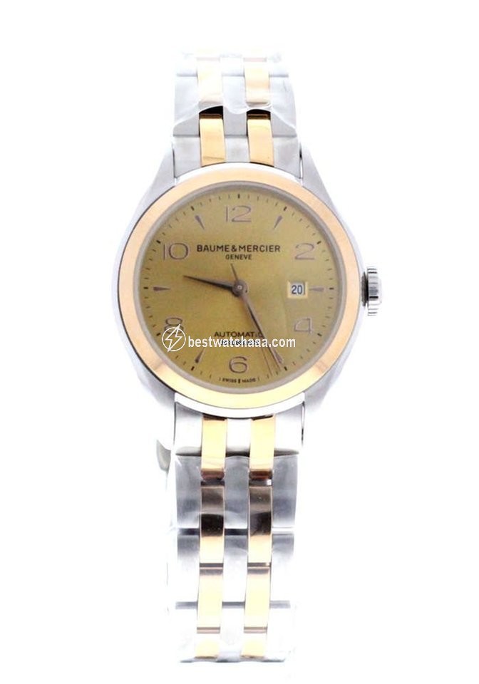 Baume & Mercier Clifton Mens watch Unisex Automatic Gold Steel 10351