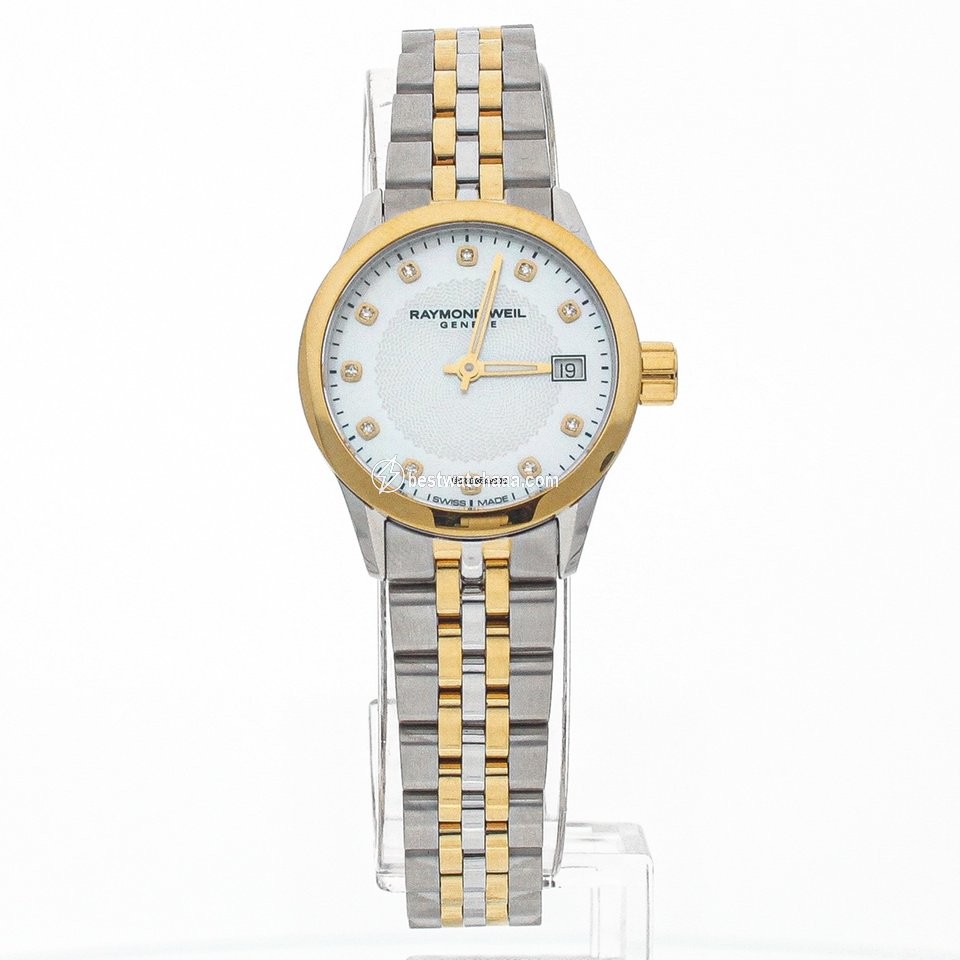 Raymond Weil Freelancer Womens watch Quartz Gold Steel 5626-STP-97081