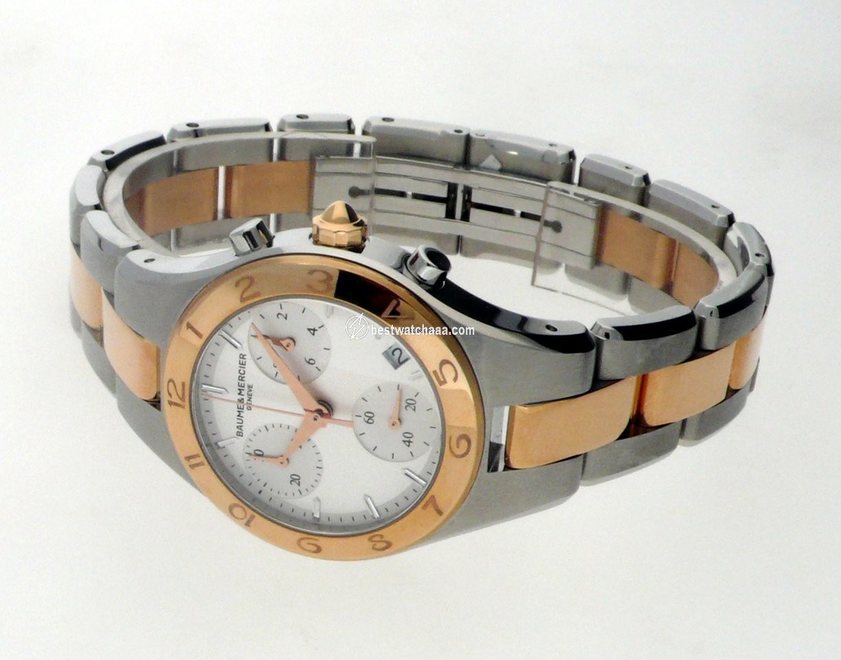 Baume & Mercier Linea Womens watch Quartz Gold Steel MOA10016
