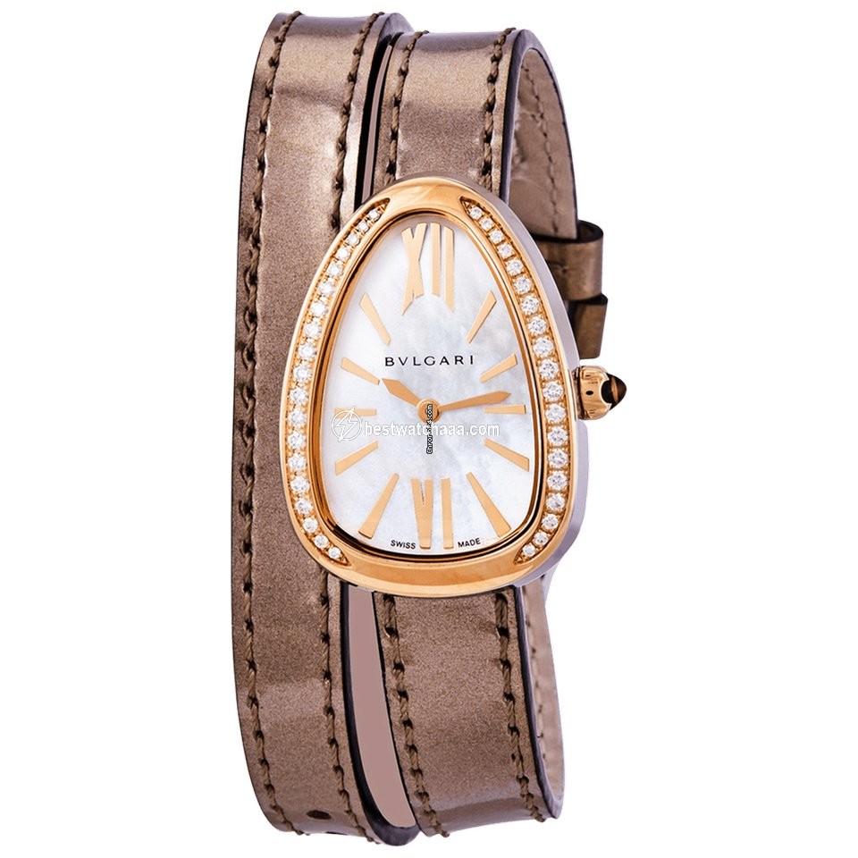 Bulgari Serpenti Womens watch Quartz Gold Steel 103059 SP32WSPGDL