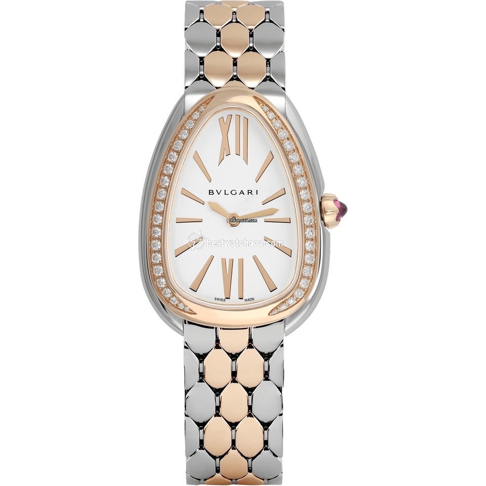 Bulgari Serpenti Womens watch Quartz Gold Steel 103274 SP33WSPGSPGD