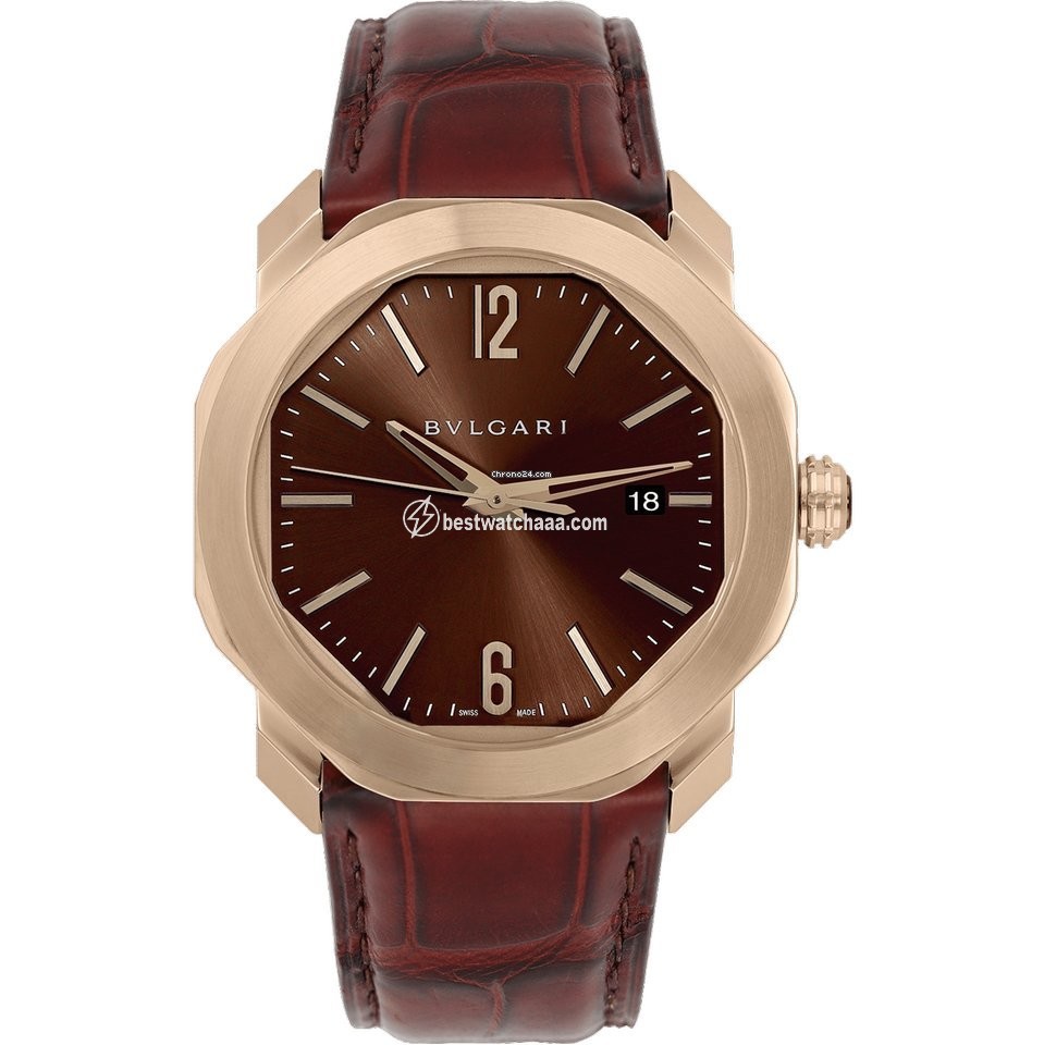 Bulgari Octo Mens watch Unisex Automatic Rose gold 102702 OCP41C1GLD