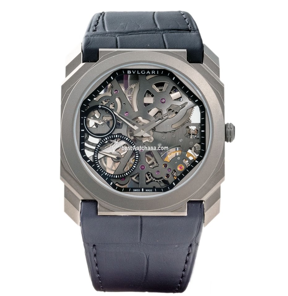 Bulgari Octo Mens watch Unisex Manual winding Titanium 102714 BGO40TLXTSK