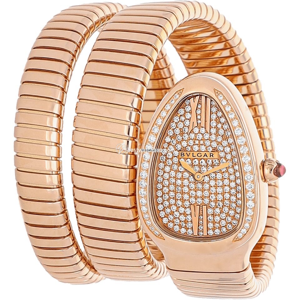 Bulgari Serpenti Womens watch Quartz Rose gold 101956 SPP35D2GDG.2T
