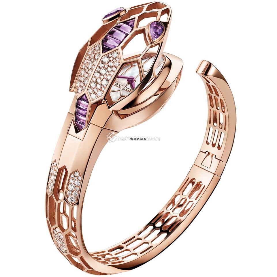 Bulgari Serpenti Womens watch Quartz Rose gold 103056 SPP36WGD1AMSK.M