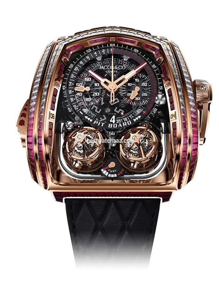 Jacob & Co. Mens watch Unisex Manual winding Rose gold TT800.40.BR.AA.A