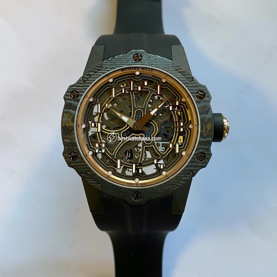 Richard Mille Mens watch Unisex Automatic Rose gold RM033-02