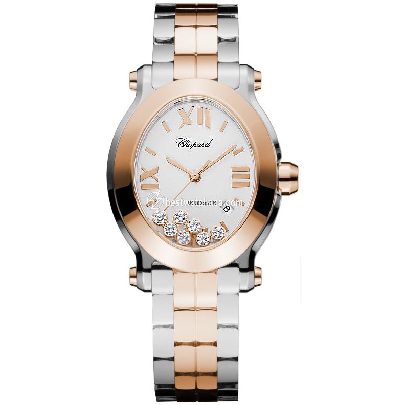 Chopard Happy Sport Womens watch Quartz Gold Steel 278546-6003