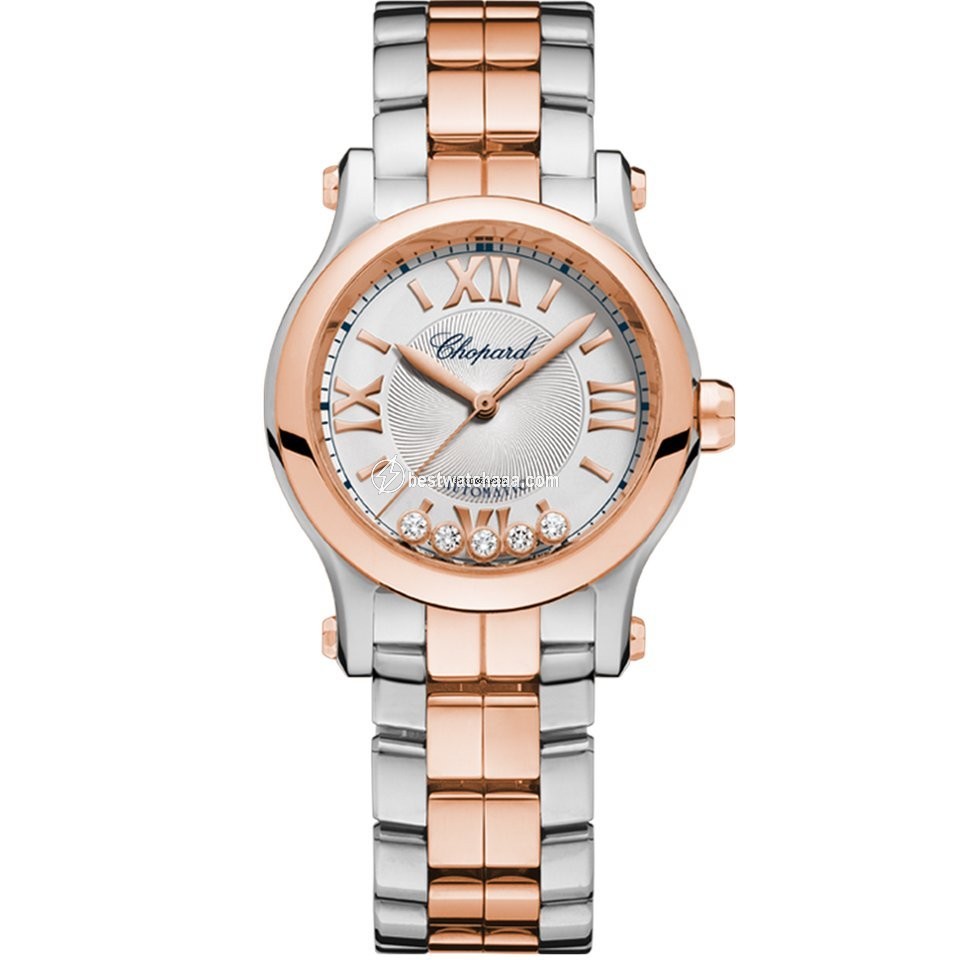 Chopard Happy Sport Womens watch Automatic Gold Steel 278573-6002