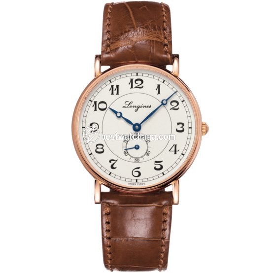 Longines Presence Heritage Mens watch Unisex Automatic Rose gold L4.785.8.73.2