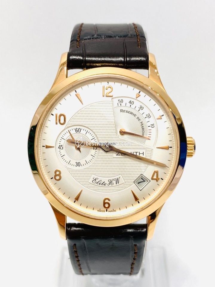 Zenith Elite Mens watch Unisex Manual winding Rose gold 17.1125.655