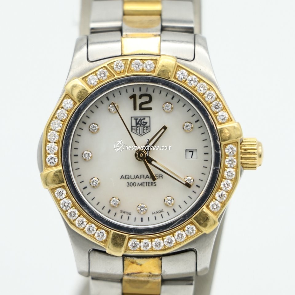 TAG Heuer Aquaracer Lady Womens watch Quartz Gold Steel WAF1450.BB0825