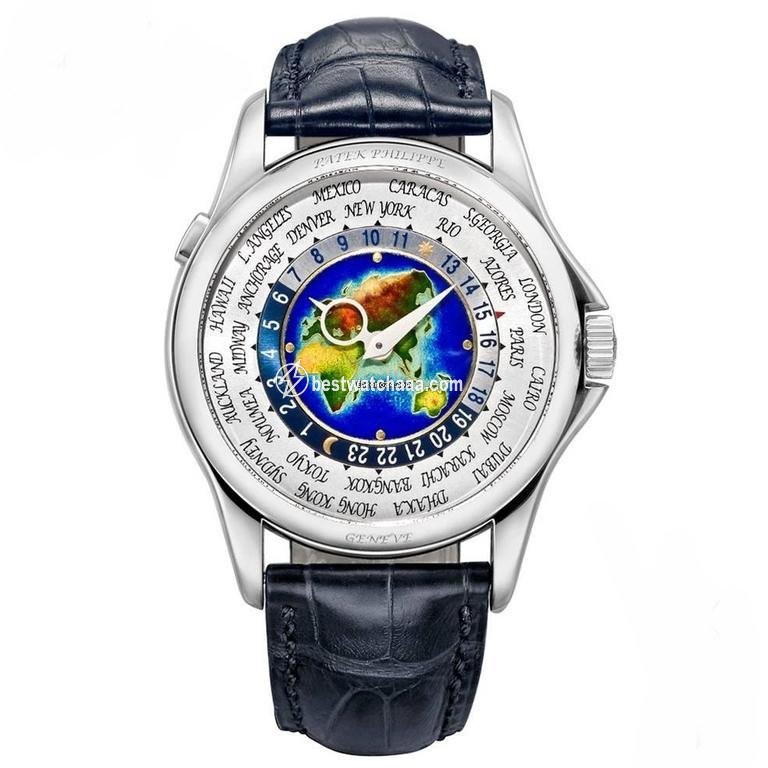 Patek Philippe World Time Mens watch Unisex Automatic White gold 5131G-001