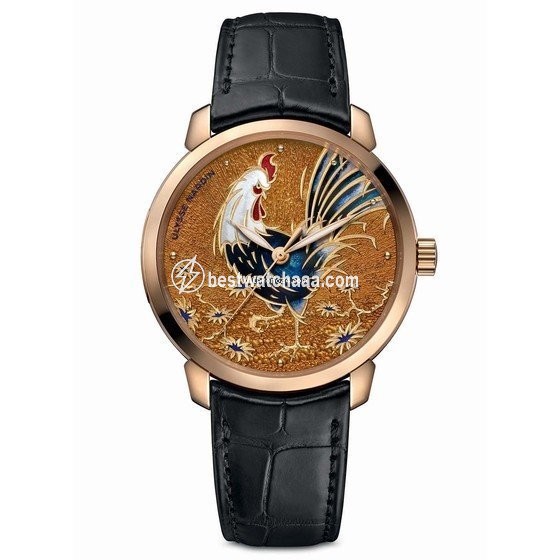 Ulysse Nardin Classico Mens watch Unisex Automatic Rose gold 8152-111-2 ROOSTER