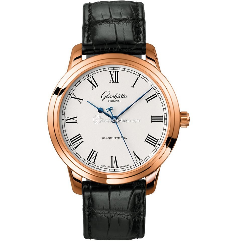 Glash��tte Original Senator Automatic Mens watch Unisex Automatic Red gold 1-39-59-01-05-04