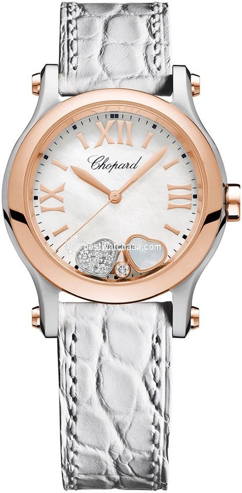 Chopard Happy Sport Womens watch Quartz Gold Steel 278590-6005 Happy Heart