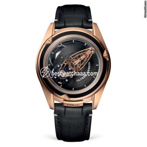 Ulysse Nardin Freak Mens watch Unisex Manual winding Rose gold 2502-250LE