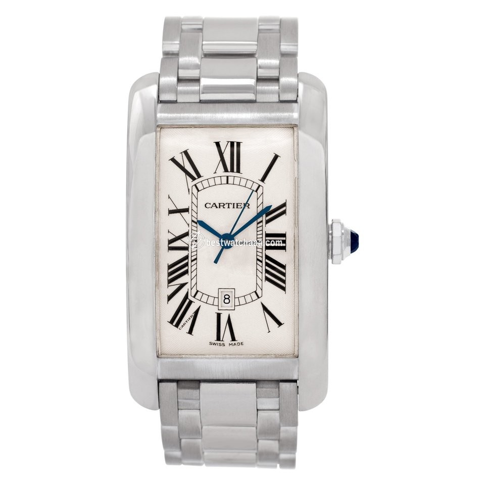 Cartier Tank Americaine Mens watch Unisex Automatic White gold W2605511